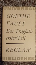Goethe: Faust - Der Tragödie erster Teil, Reclam Verlag,  1967