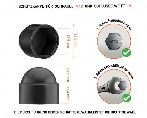 Schutzkappen für schrauben - schutzkappen,