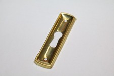 Schlüsselloch Rosette vermessingt Schrank Schublade Möbel restaurieren #M26