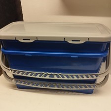  3x Hermetic Eimer 10 Liter Blau Moppbox Mopbox Box für Einstufiges Wischen