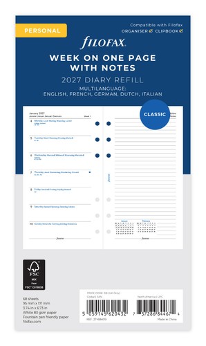 Filofax 68409 personal - 27-68409,