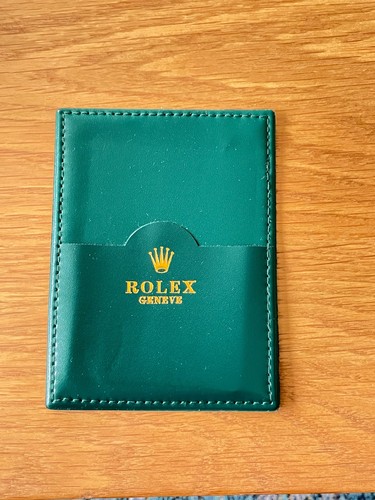 Rolex ledermäppchen - rolex,