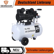 24 L Leise Ölfrei Kompressor  230V, 230 V  1100 Watt Tragbar für Verschrauben