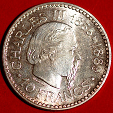 Monaco 10 Francs 1966 Rainier