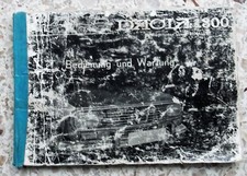 Bedienung und Wartung Dacia 1300,DDR,Ostalgie,Rumänien,