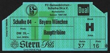 Ticket | 1987/88 | FC Schalke