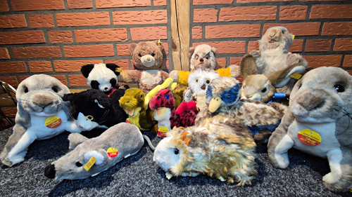 Steiff stofftier konvolut - stofftier,