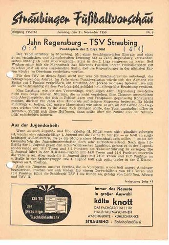 Fussball programmheft 59 60 - fussball-programmheft,