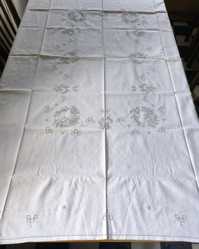 Antike tischdecke mit - antike,