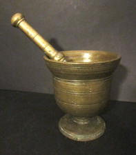 alter massiver Messing MÖRSER