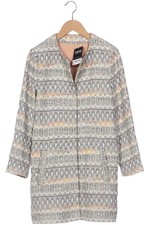 Esprit Mantel Damen Jacke Parka Gr. EU 34 Baumwolle Seide Grau #ohur81t