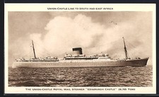 Ansichtskarte The Union-Castle Royal Mail Steamer Edinburgh Castle 