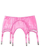 Sexy Damen Strapsgürtel Leder