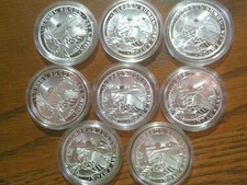 silbermünze 1oz arche noar 8 Stück von 2021 gekapselt sehr schön