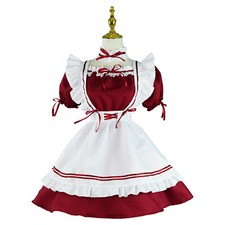 Anime Girl French Maid Kostüm Kleid Dienstmädchen Cosplay Anzug Lolita Dress