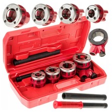 Gewindeschneidkluppe Rohrgewindeschneider Schneidkluppe Schneideisen 7tlg. Set