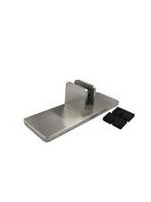 Tischaufsteller Edelstahl Fuß