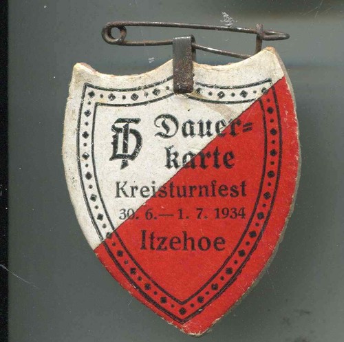 Brosche dauerkarte - brosche,