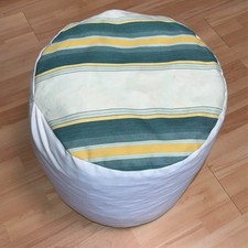 Fußhocker / Sitzsack aus Markisenstoff strapazierfähig stabil waschbar, Auswahl: