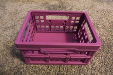 Kleiner Klappkorb, lila, gebraucht, mini, Box, Kiste