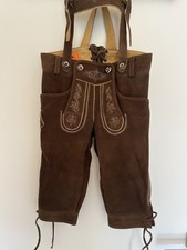 NEU!!! COUNTRY MADDOX Kinder Trachtenhose Kniebund, weiches Leder Gr. 98, braun