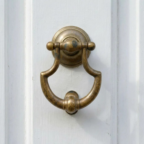 Türklopfer messing wie - messing, antik