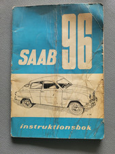 Saab instruktionsbok - saab, 96