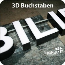 3D LED Buchstaben  -