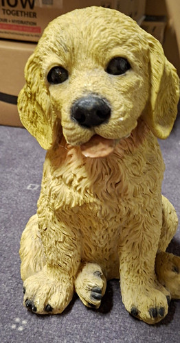 Dekofigur hund golden - dekofigur,