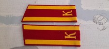 1 Paar Schulterklappen Kursant Infanterie-Offizier-Schüler UDSSR-CCCP-rot