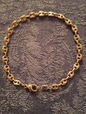 Armband 21cm Lang Sterlingsilber ohne Stempel- 8g Schwer