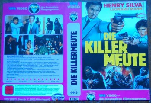 Vhs video cover die killer - vhs,