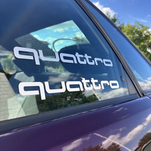 Audi quattro schriftzug - audi,