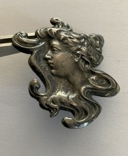 Jugendstil anhänger brosche - jugendstil,