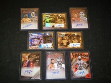 WWE Topps Finest 2025 - Autograph Lot (Kurt Angle, Chad Gable, Axiom...)