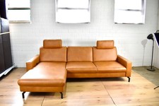Ledersofa Cognac Schlafsofa
