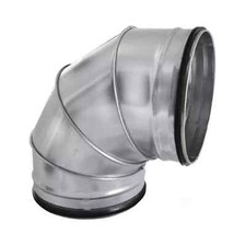 90° Bogen Wickelfalzrohr