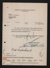 BERLIN, Brief 1941, Siemens & Halske AG Wernerwerk