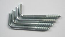 Schraubhaken / Winkelhaken gerade L-Form Holzgewinde Stahl verzinkt