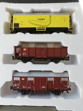 Roco 51238 Güterwagenset 3-teilig Gbs offener E Bananenwagen DB AG sehr guter Zu