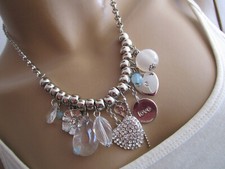 Damen Collier Hals Kette kurz