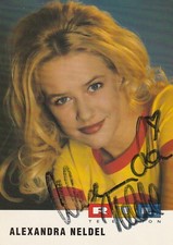 original signiertes Autogramm von Alexandra Neldel