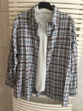Karierte Flanellbluse und