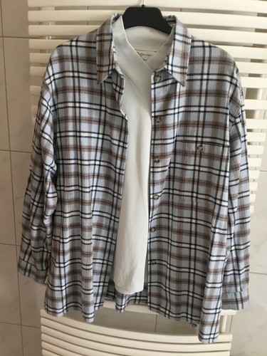 Karierte flanellbluse und - karierte,