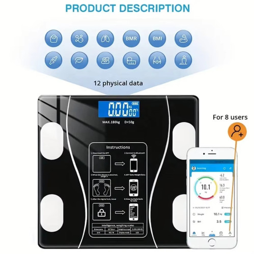 Personenwaage digital app - personenwaage,