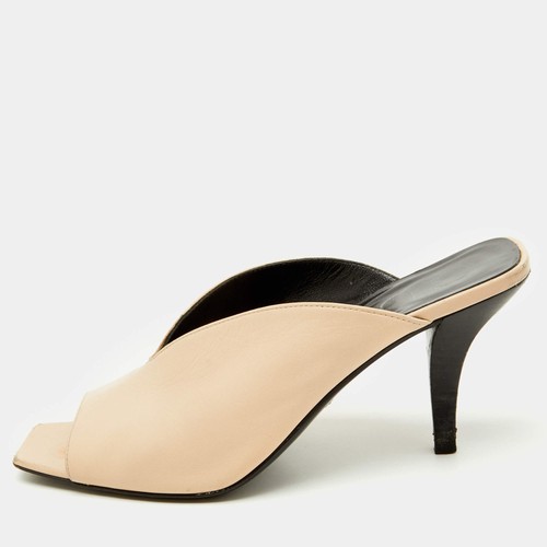 Gucci beige leder open - open, toe