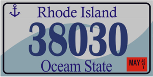 Usa nummernschild replik - nummernschild,