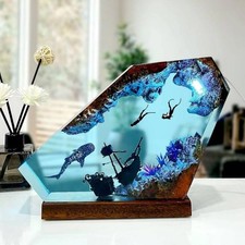 Taucher Schiff Nachtlicht