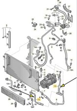 Klima Kältemittelschlauch  (kondensator / Klimakompressor) 8K0 260 701 Audi A4