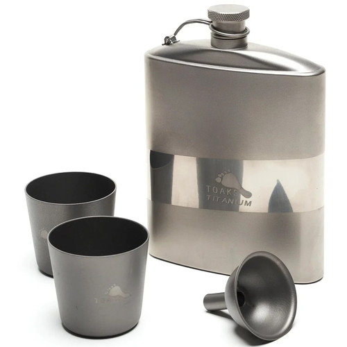 Toaks flat flask set - flat,
